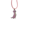 Necklace Pendant Meerkat Pink